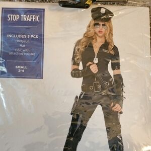 NEW STOP TRAFFIC HALLOWEEN COSTUME. Size Small 2-4 Women's